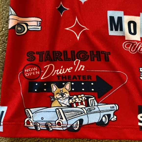 ***NWT*** PATRIOTIC FOURTH OF JULY JUNIORS PAJAMA SHORT SET - Picture 9 of 11